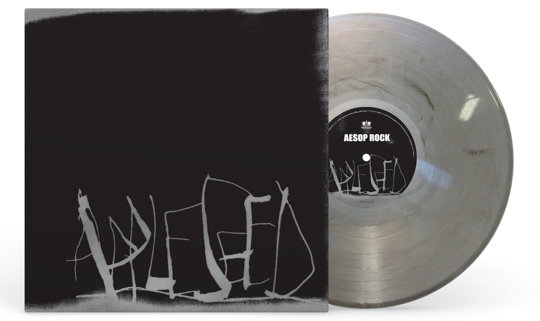 AESOP ROCK 'APPLESEED' LP - CLEAR/BLACK MARBLE SMOKE