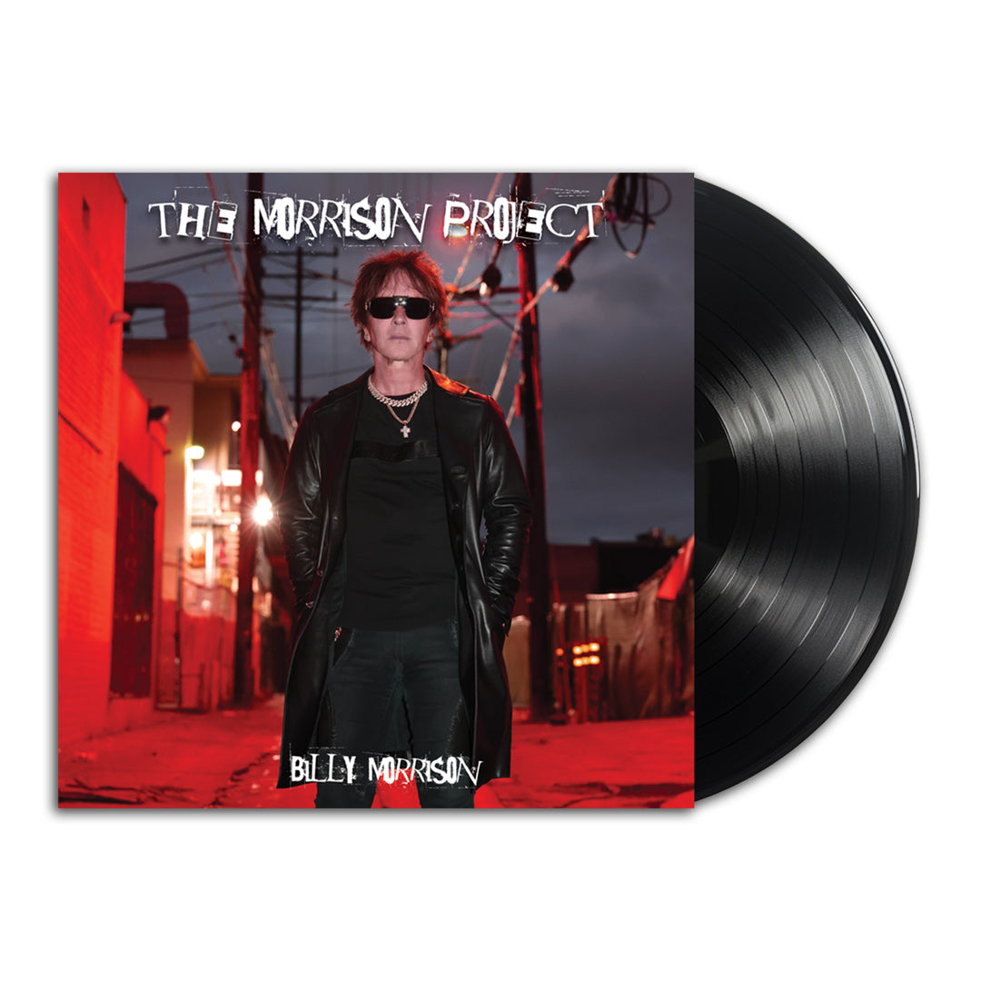 BILLY MORRISON, OZZY OSBOURNE, & STEVE STEVENS 'CRACK COCAINE' 12" - LTD. - ETCHED - PURPLE/BLUE + BILLY MORRISON 'THE MORRISON PROJECT' LP