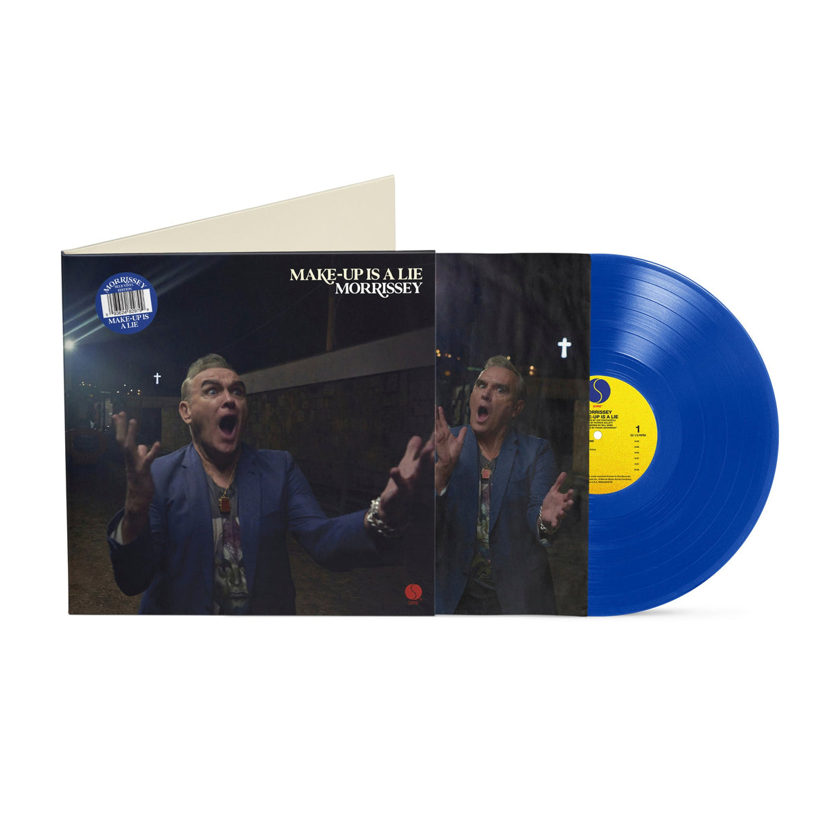MORRISSEY 'MAKE-UP IS A LIE' LP - BLUE