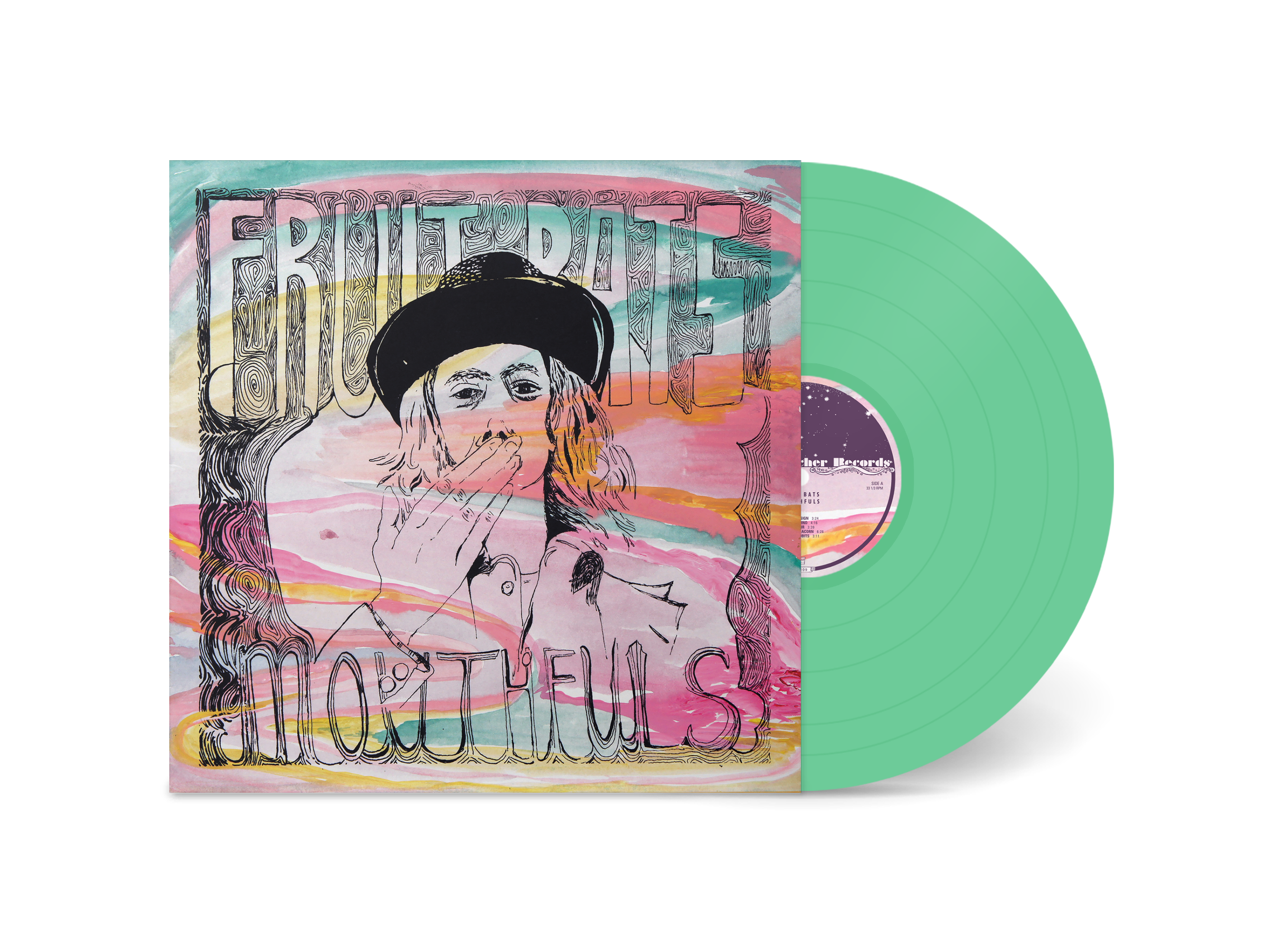 FRUIT BATS 'MOUTHFULS' LP - MINT GREEN
