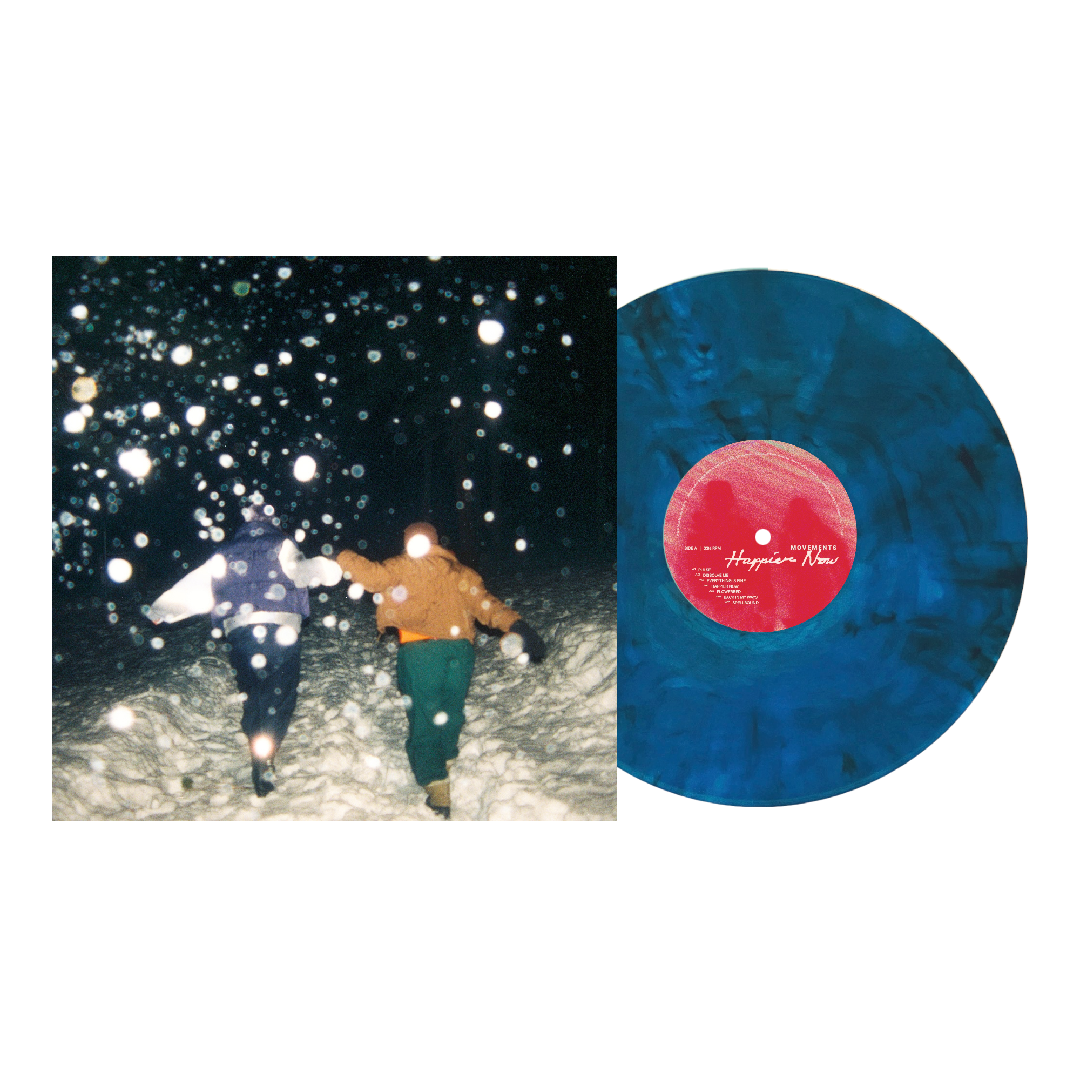 MOVEMENTS 'HAPPIER NOW' LP EXCLUSIVE - LTD. 500 - BLUE SMOKE