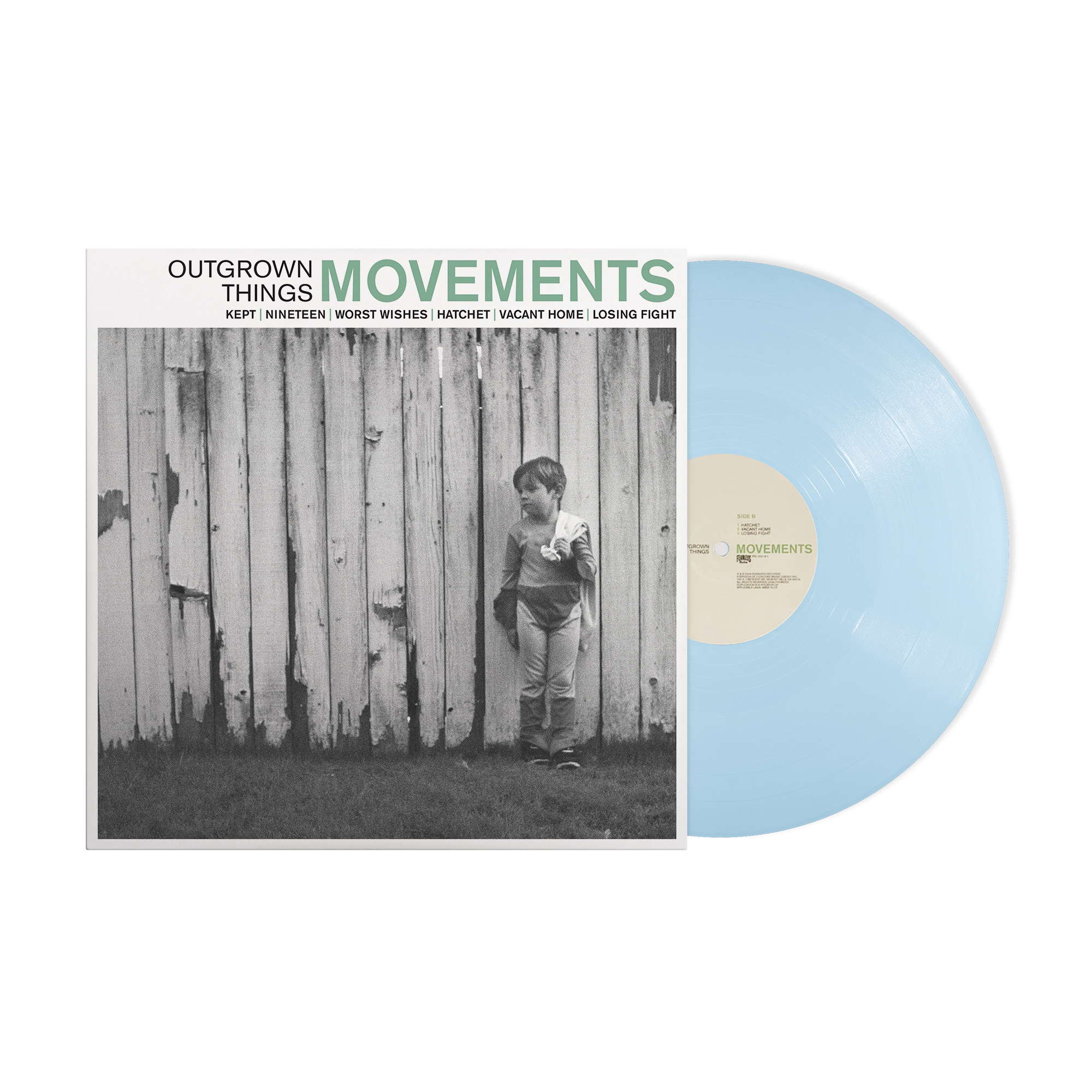 MOVEMENTS ‘OUTGROWN THINGS’ 10" - LTD. 300 - OPAQUE BABY BLUE
