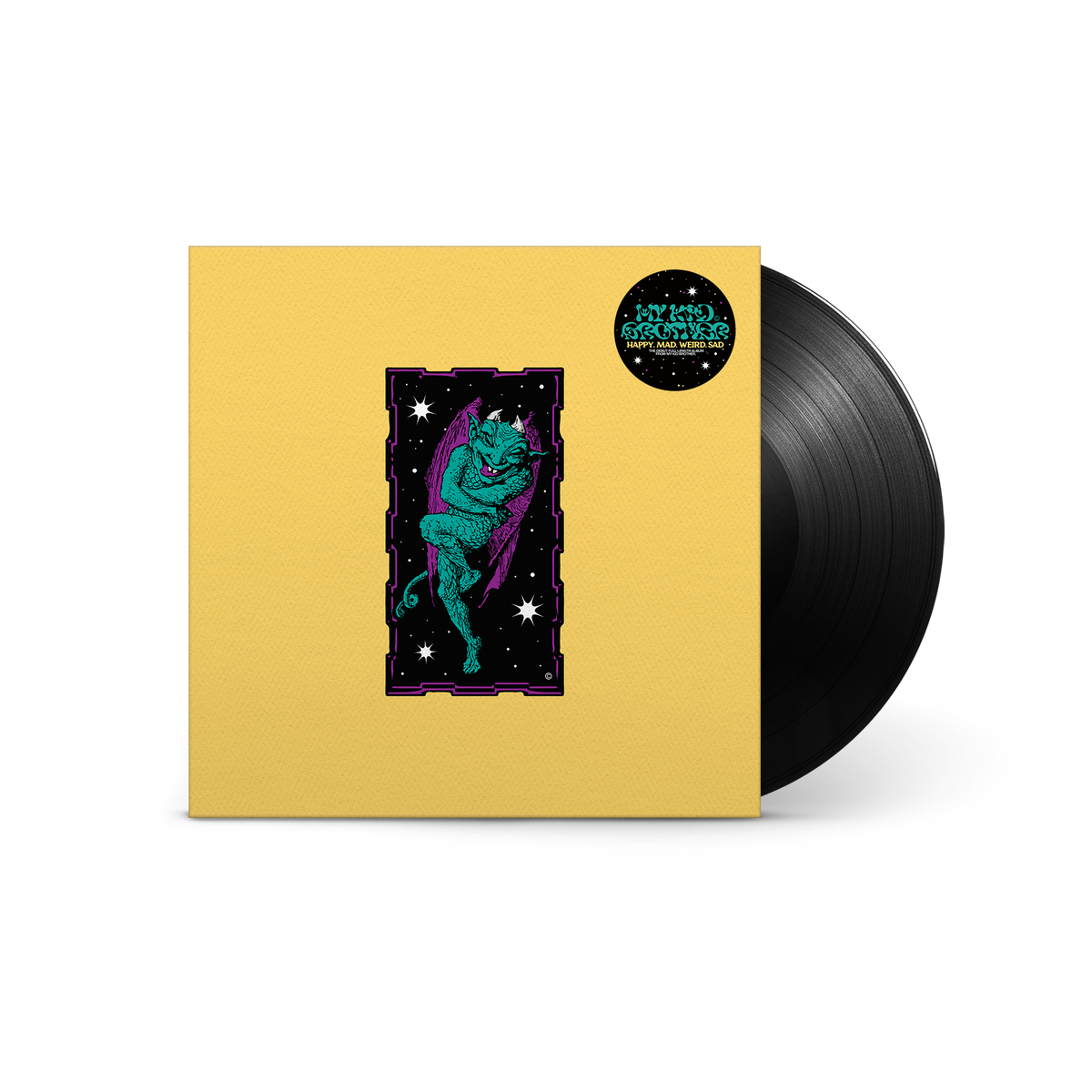 MY KID BROTHER 'HAPPY.MAD.WEIRD.SAD' LP (Black Vinyl)
