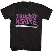 NAUGHTY BY NATURE - 2 COLOR LOGO SHIRT