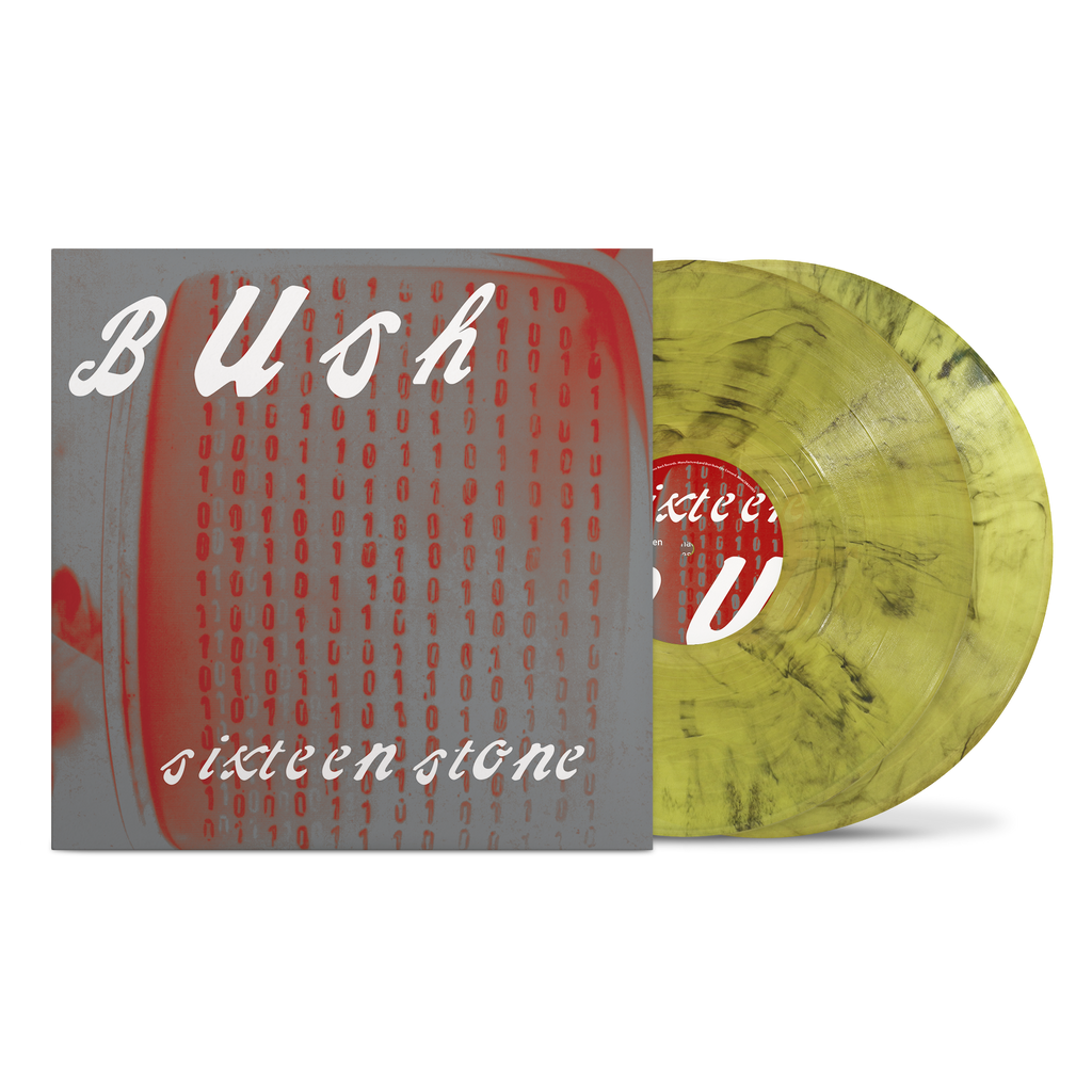 BUSH 'SIXTEEN STONE' 30TH ANNIVERSARY 2LP - LTD. 500 - HIGHLIGHTER SMOKE