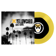 YELLOWCARD 'LIGHTS AND SOUNDS' LP - BLACK/TRANSPARENT YELLOW