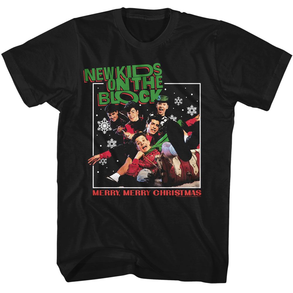 NEW KIDS ON THE BLOCK - NKOTB MERRY MERRY CHRISTMAS SHIRT