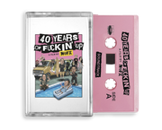 NOFX ‘40 YEARS OF F*CKIN' UP: SOUNDTRACK + SCORE’ CASSETTE (Exclusive – Limited to 250, Light Pink)