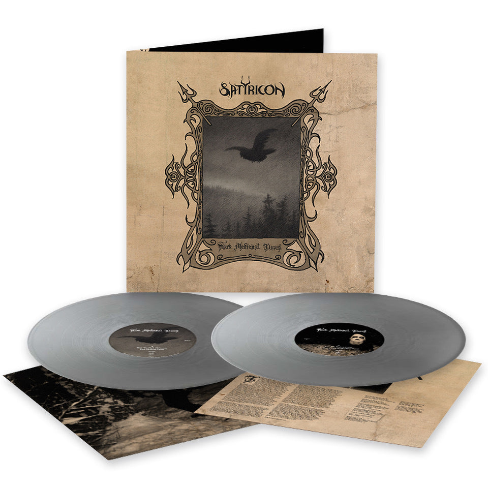 SATYRICON 'DARK MEDIEVAL TIMES' 2LP - EXCLUSIVE - LTD. 500 - SILVER