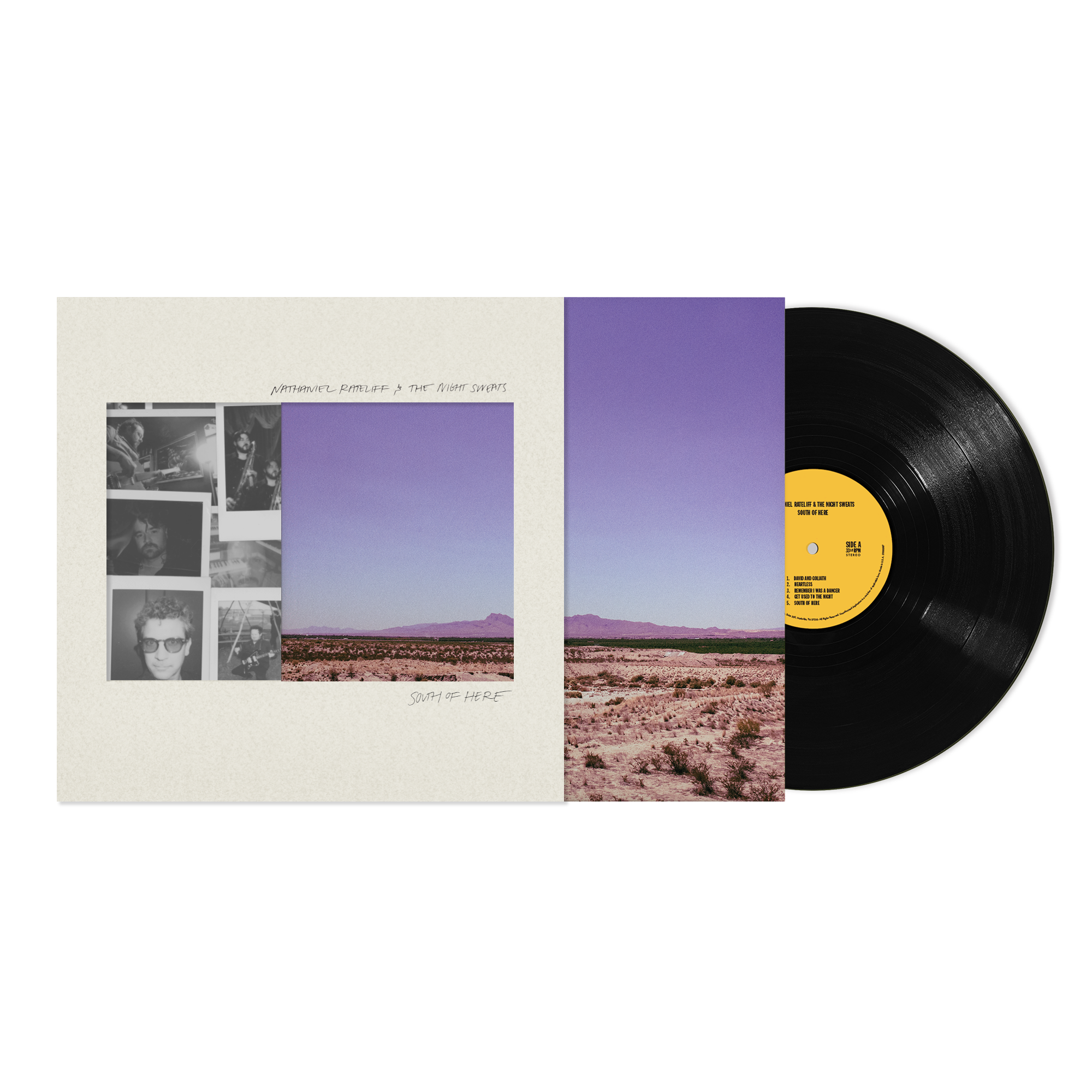NATHANIEL RATELIFF & THE NIGHT SWEATS 'SOUTH OF HERE' LP (Black Vinyl)