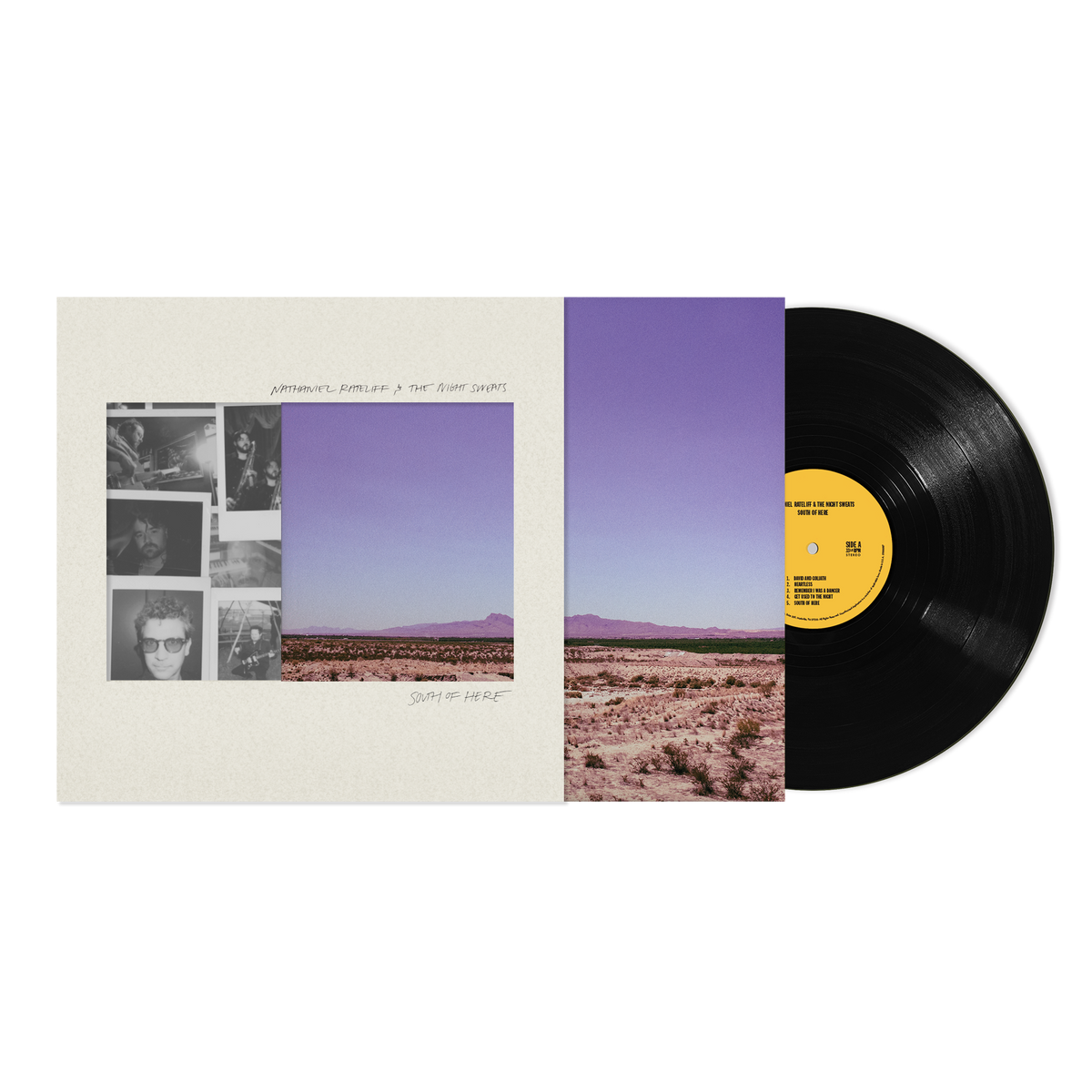 NATHANIEL RATELIFF & THE NIGHT SWEATS 'SOUTH OF HERE' LP - BLACK