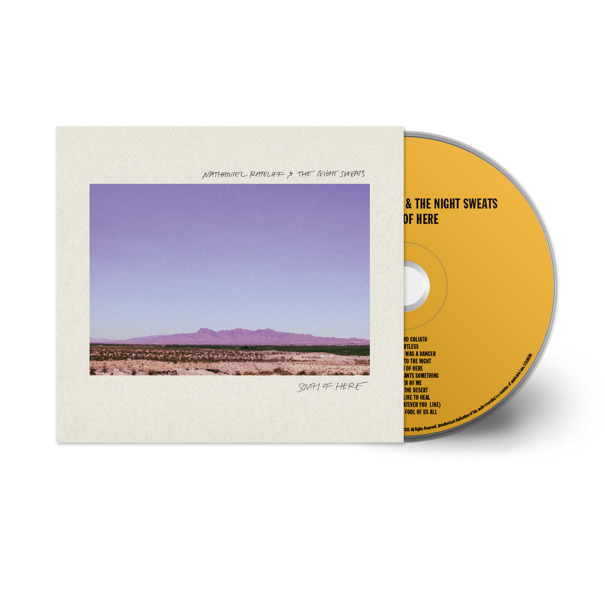 NATHANIEL RATELIFF & THE NIGHT SWEATS 'SOUTH OF HERE' CD