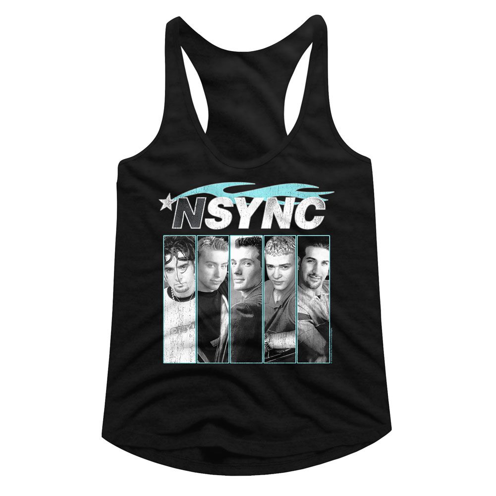 NSYNC - BLUE FLAME LADIES SHIRT
