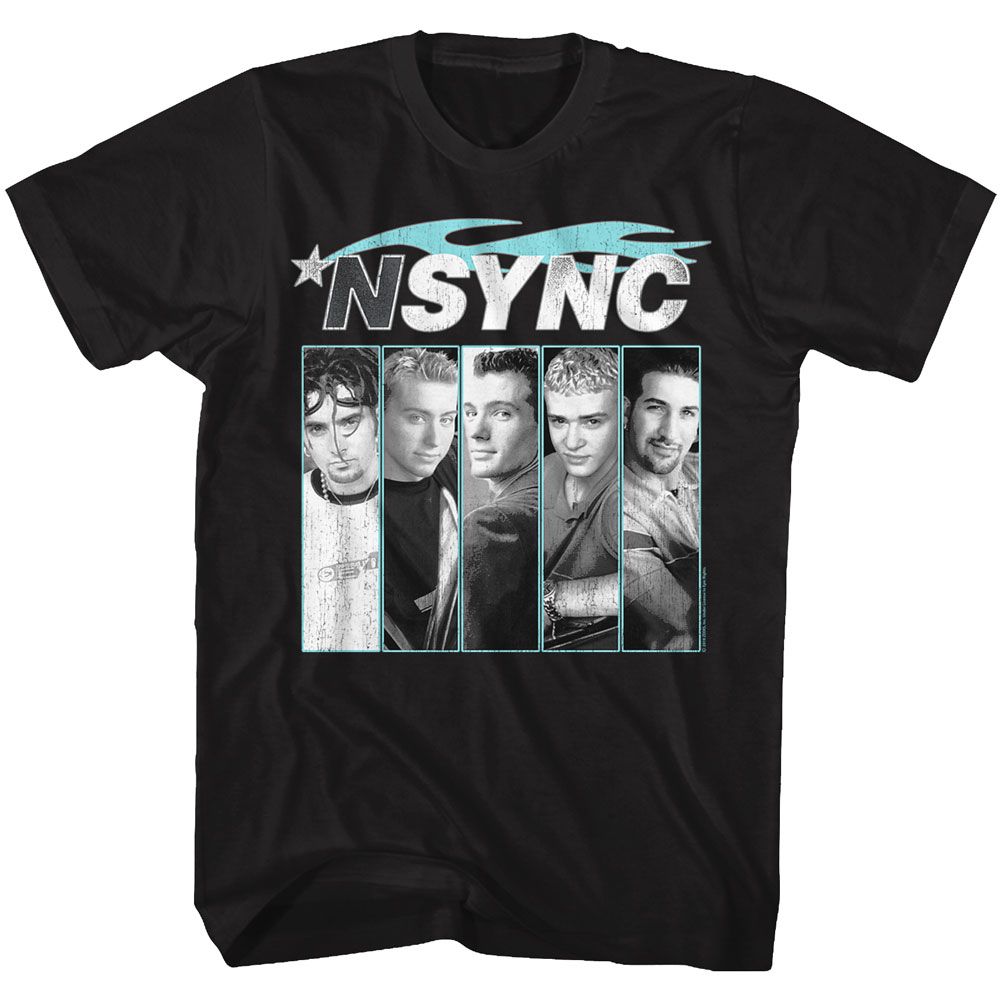 NSYNC - BLUE FLAME SHIRT