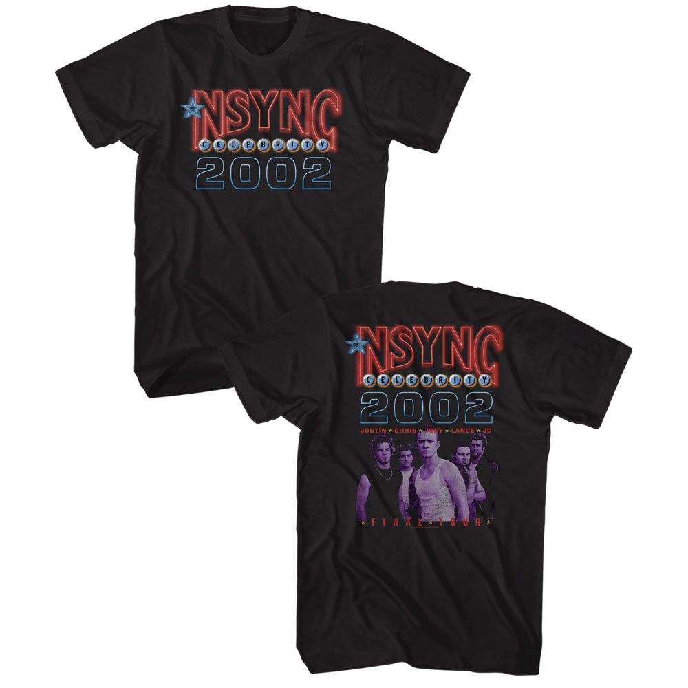 NSYNC - CELEBRITY 2002 SHIRT