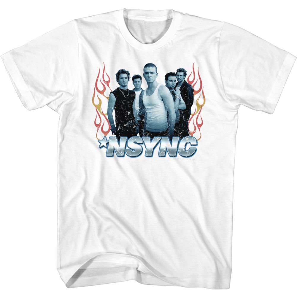 NSYNC - FLAMES SHIRT