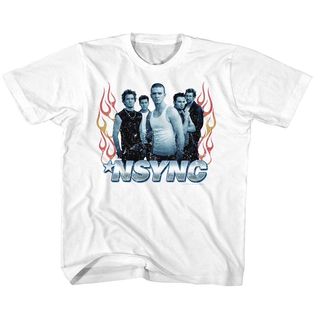 NSYNC - FLAMES YOUTH SHIRT