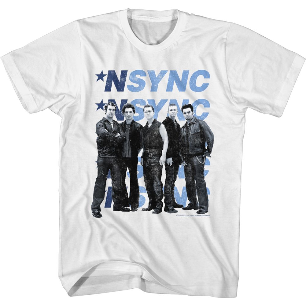 NSYNC - MULTI LOGO SHIRT