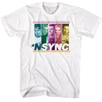 NSYNC - MULTICOLORED BOXES SHIRT