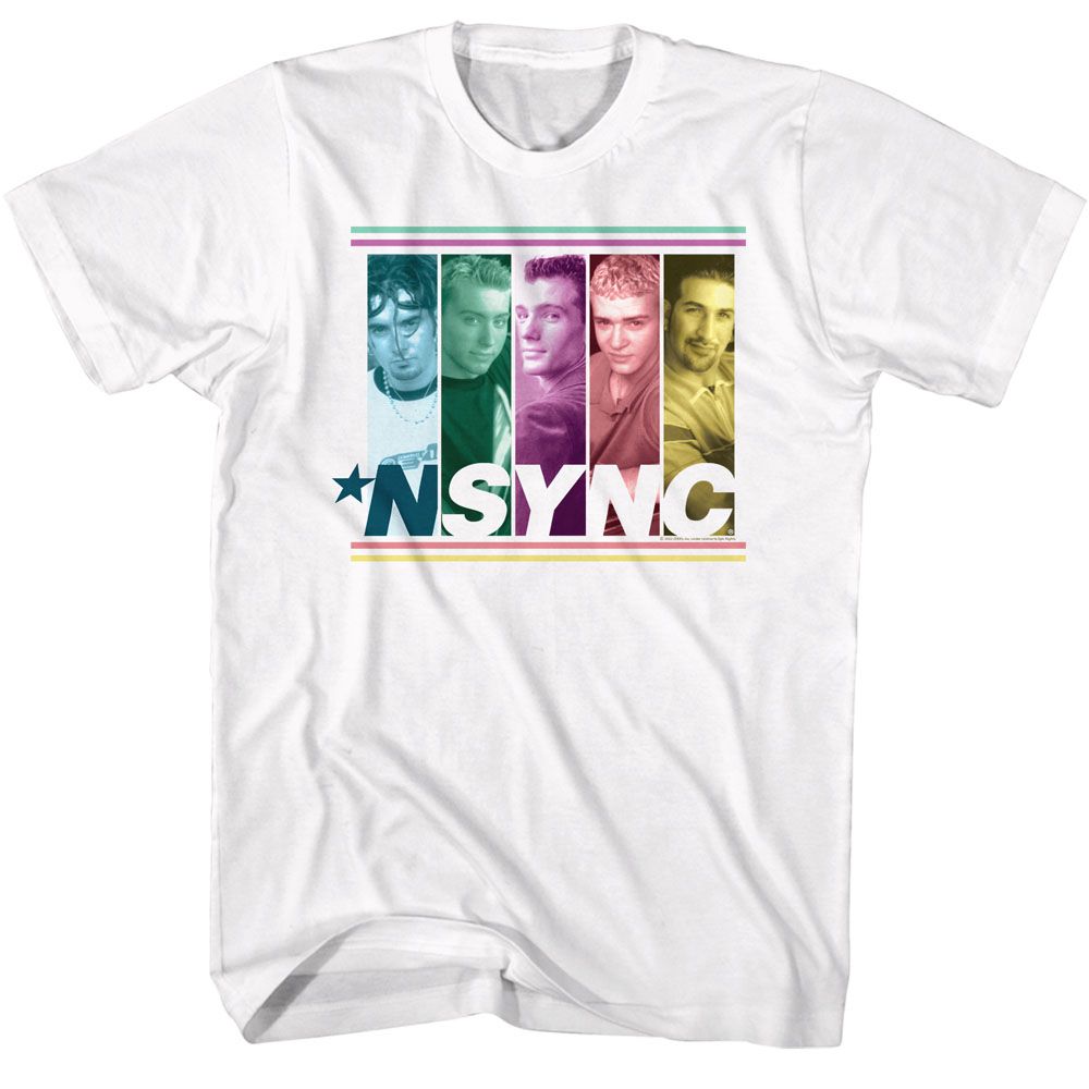 NSYNC - MULTICOLORED BOXES SHIRT