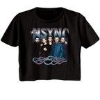 NSYNC - COOL TONES FLAMES LADIES SHIRT