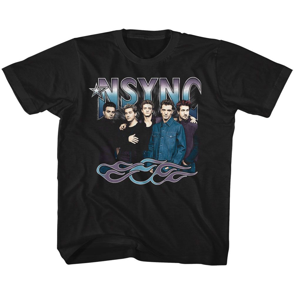 NSYNC - COOL TONES AND FLAMES YOUTH SHIRT