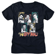 NSYNC - SPARKLY BOXES LADIES SHIRT