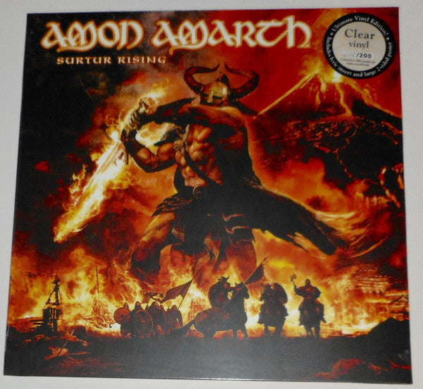 AMON AMARTH 'SURTUR RISING' LP- CLEAR