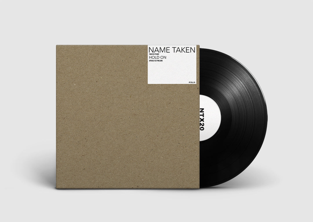 NAME TAKEN 'HOLD ON' LP - LTD. - TEST PRESS