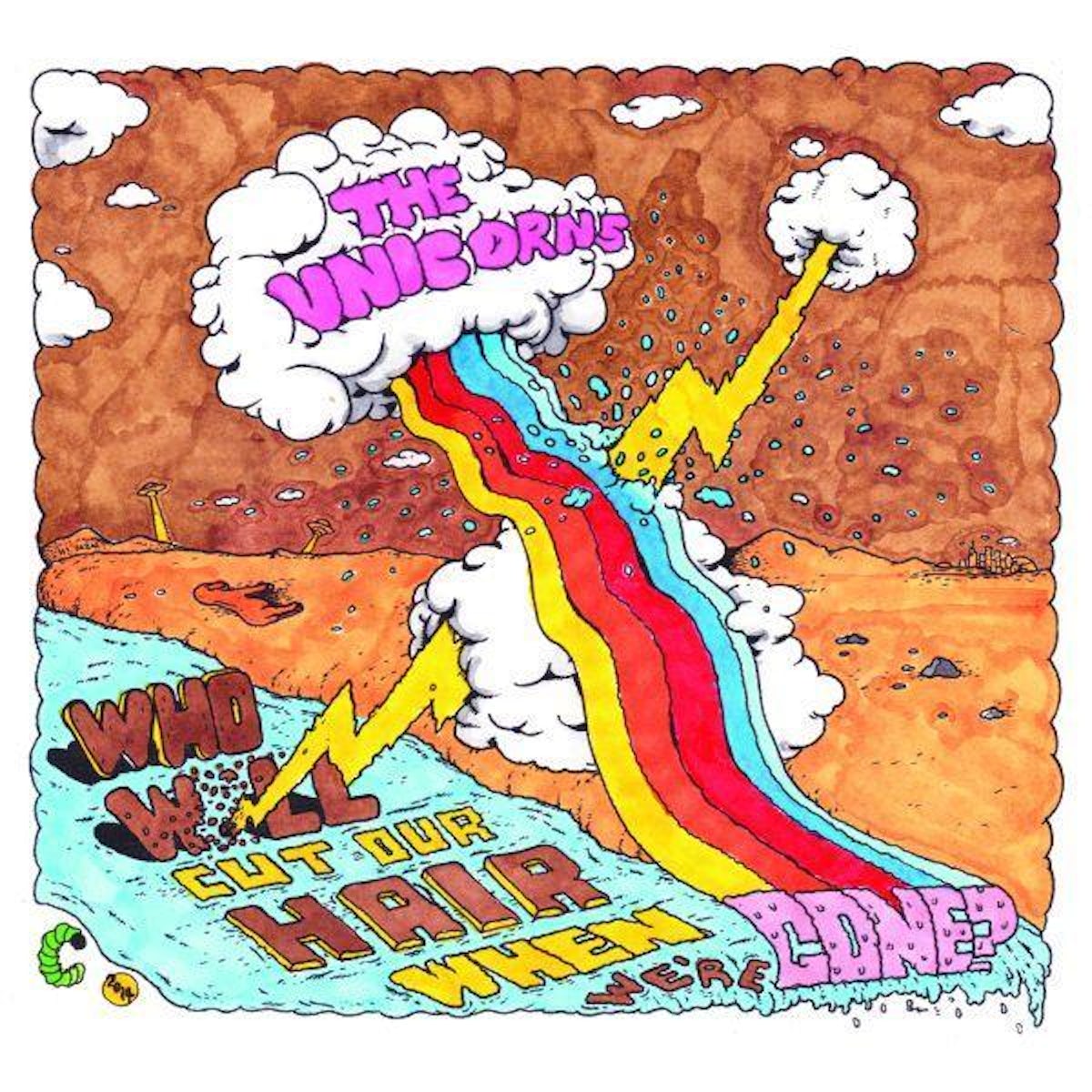 THE UNICORNS 'WHO WILL CUT OUR HAIR WHEN WE'RE GONE?' 20TH ANNIVERSARY EDITION LP - YELLOW