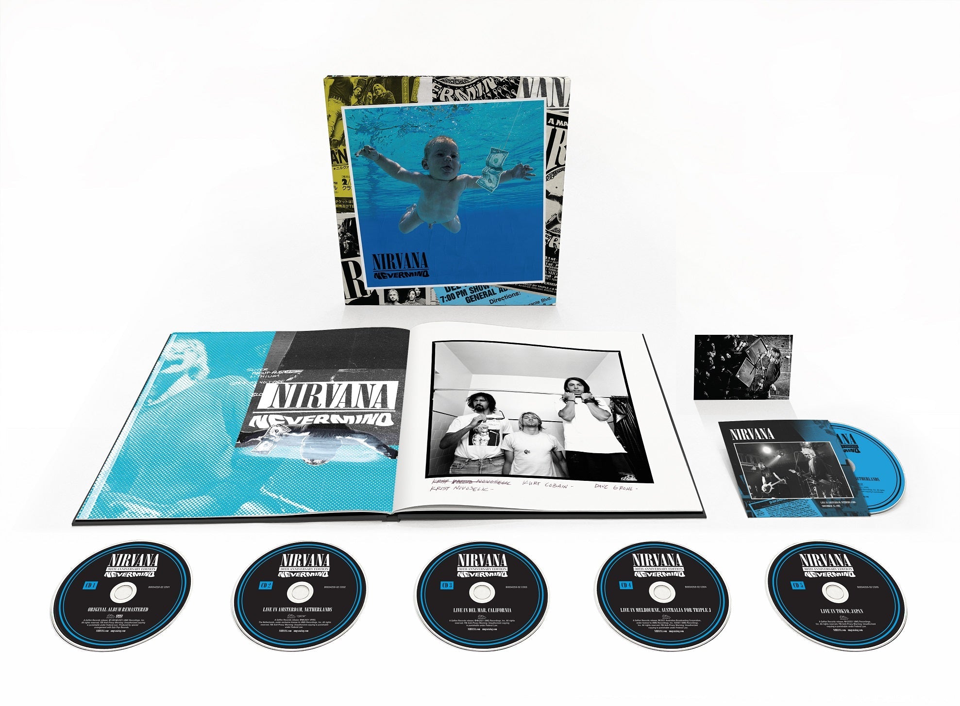 NIRVANA 'NEVERMIND' 30TH ANNIVERSARY SUPER DELUXE EDITION 5CD + BLURAY