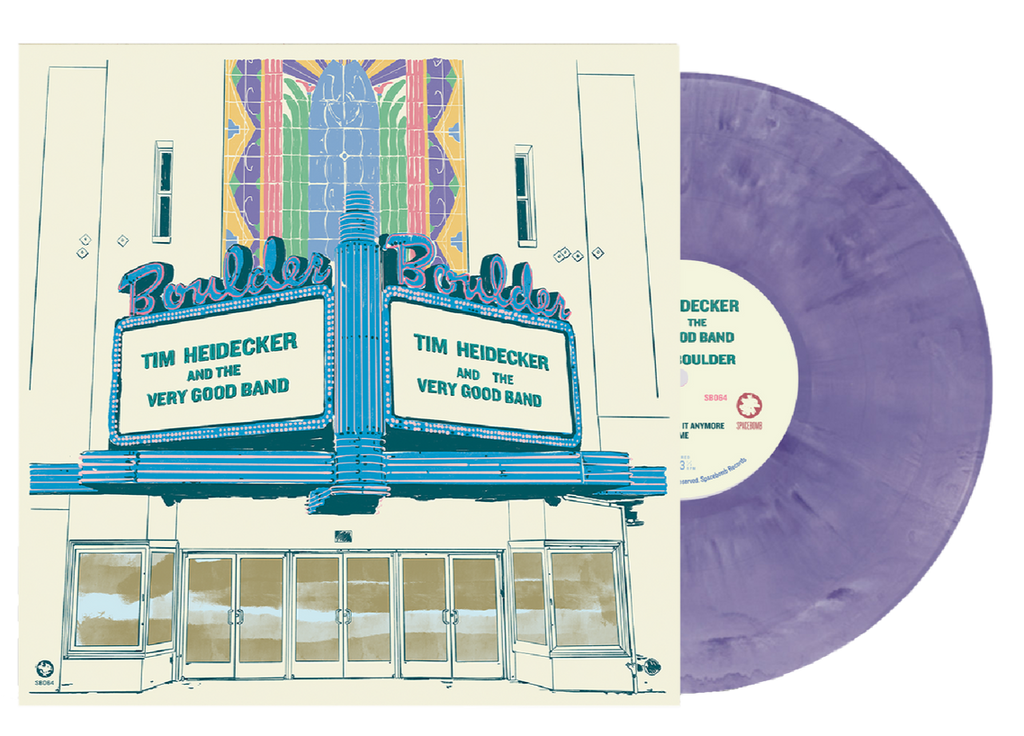 TIM HEIDECKER & THE VERY GOOD BAND (LIVE IN BOULDER) LP - LIGHT PURPLE BLAST