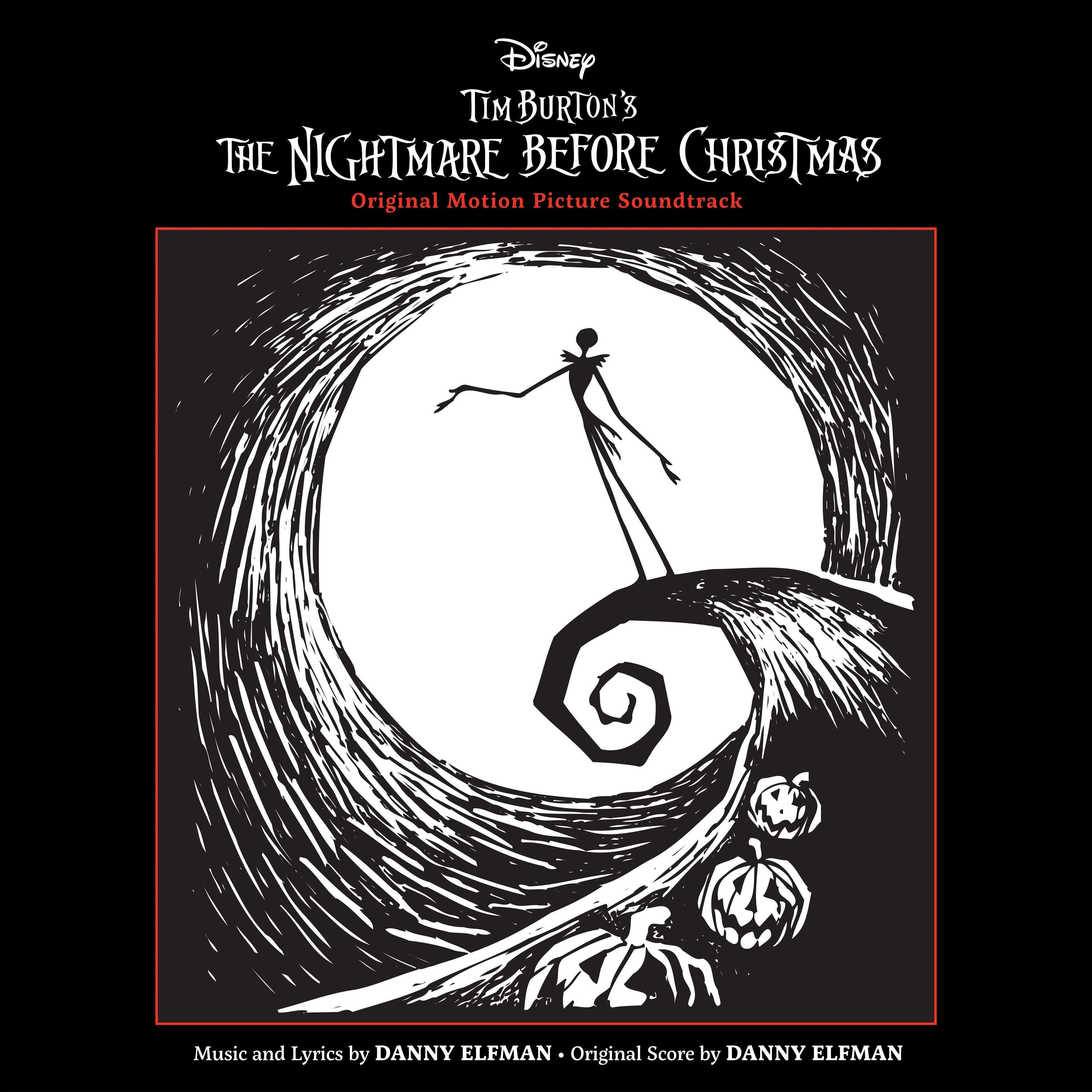 THE NIGHTMARE BEFORE CHRISTMAS SOUNDTRACK 2LP - ZOETROPE PICTURE DISC