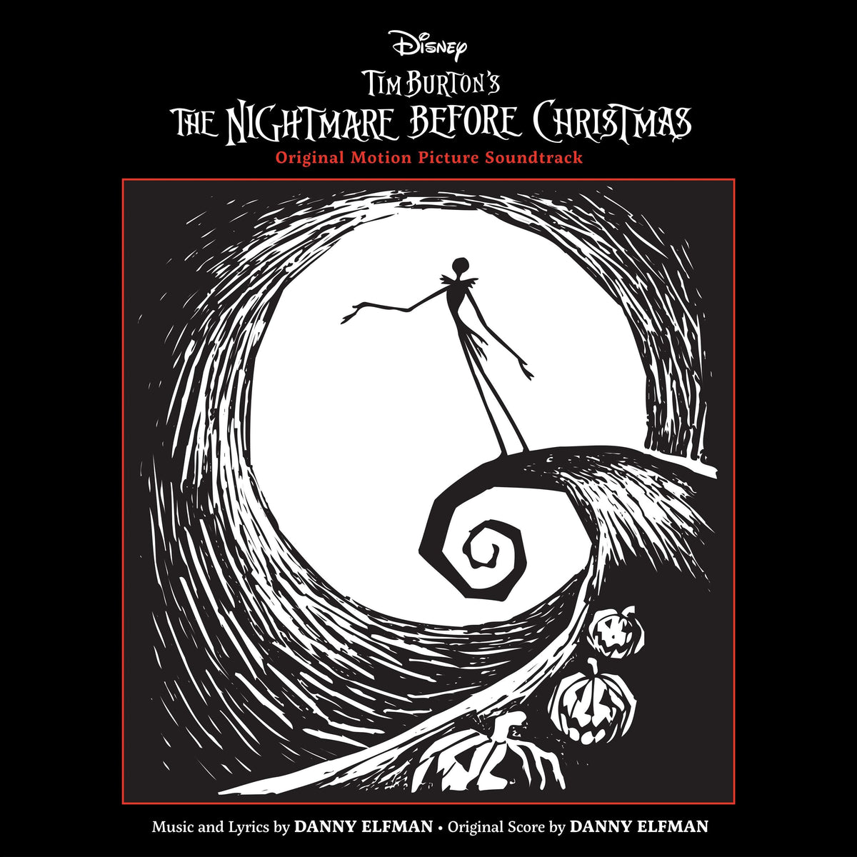 THE NIGHTMARE BEFORE CHRISTMAS SOUNDTRACK 2LP - ZOETROPE PICTURE DISC