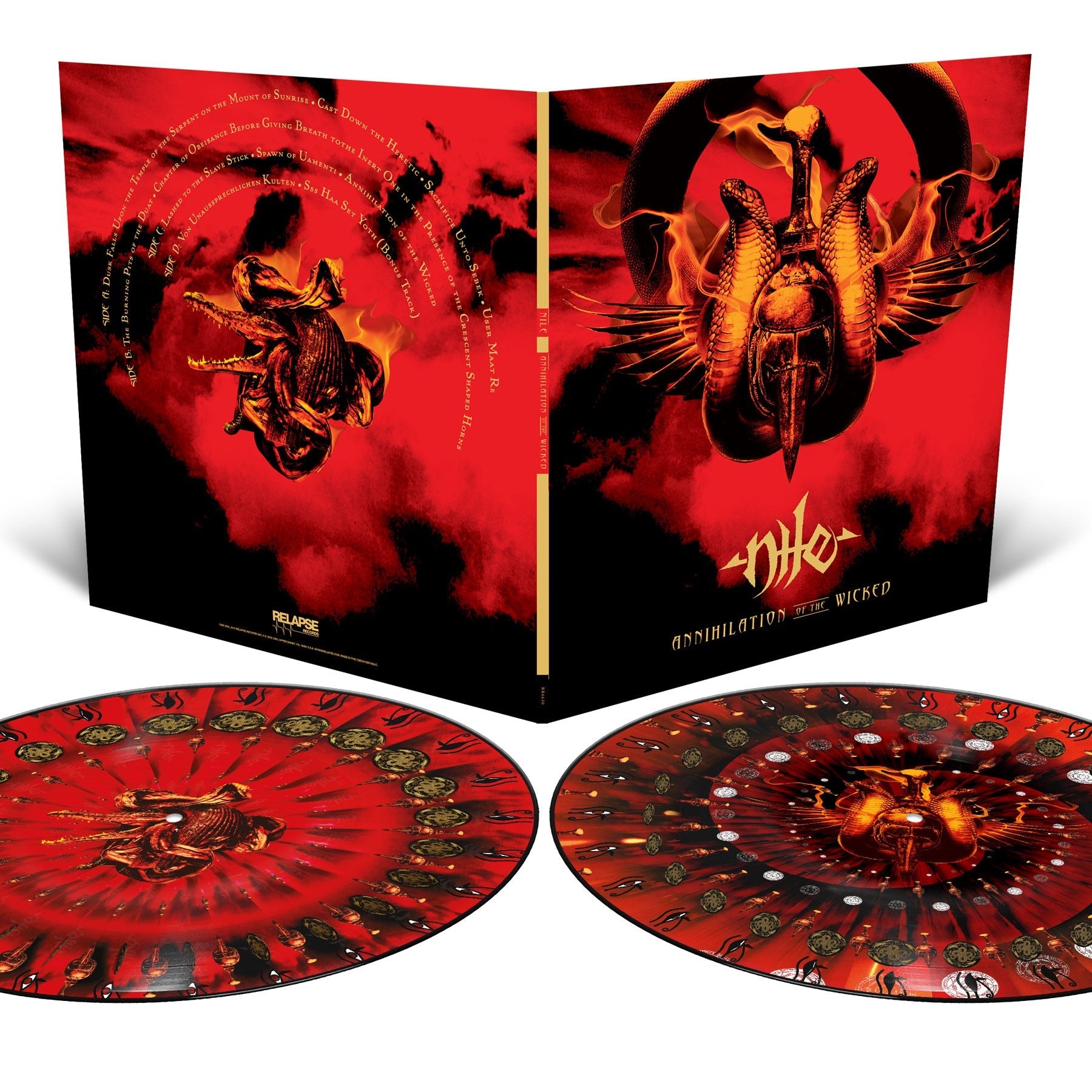 NILE 'ANNIHILATION OF THE WICKED' 20TH ANNIVERSARY 2LP - ZOETROPE