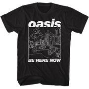 OASIS - BE HERE NOW LINE ART SHIRT