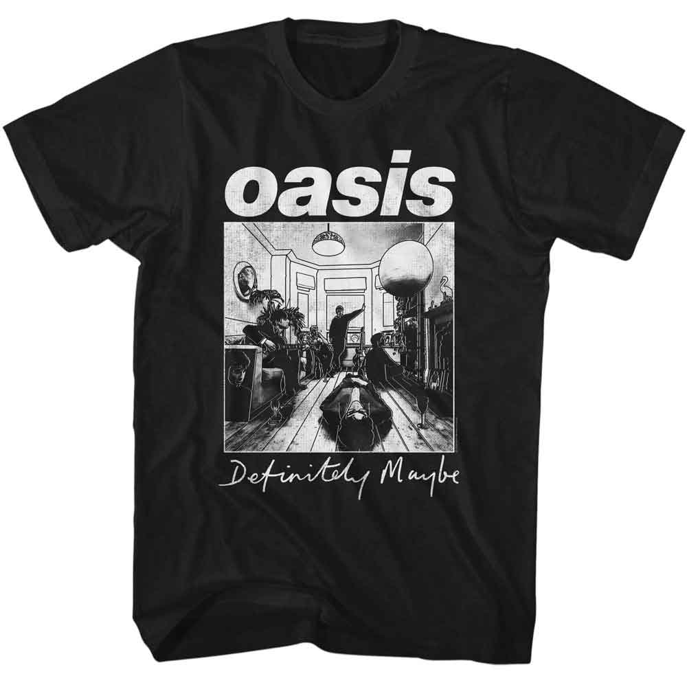 OASIS - MONOTONE DEFINITELY MAYBE SHIRT
