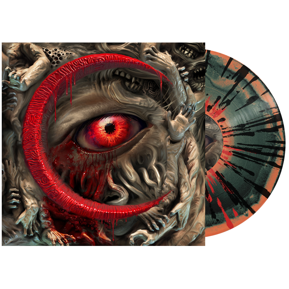 OCEANO ‘LIVING CHAOS’ LP - EXCLUSIVE - LTD. 100 - BLACK/SWAMP GREEN/ORANG/BLACK/RED/SPLATTER