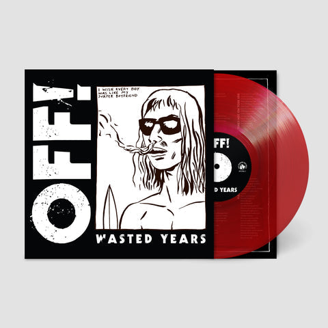 OFF! 'WASTED YEARS' LP - TRANSLUCENT RED