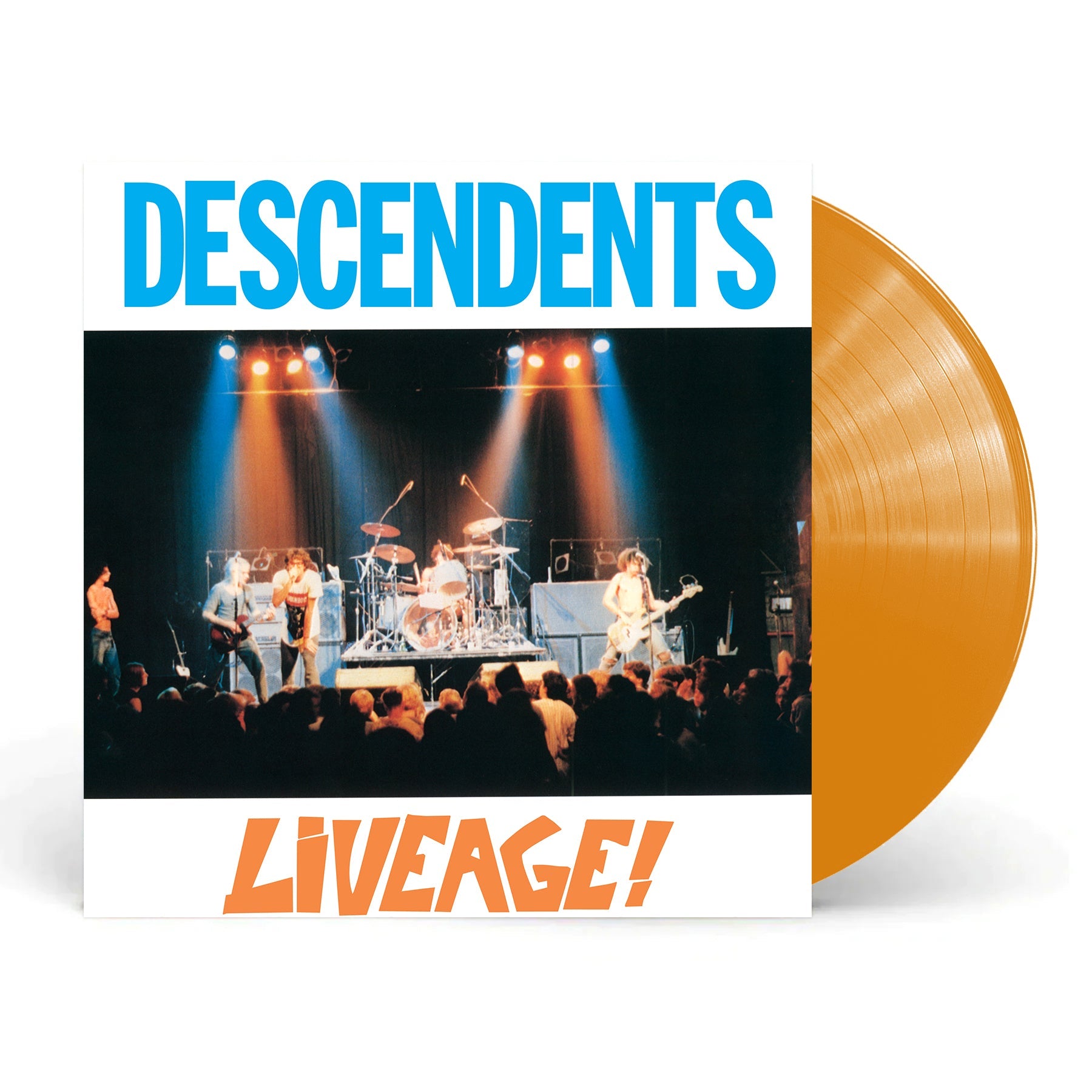DESCENDENTS ‘LIVEAGE’ LP - Transparent Orange