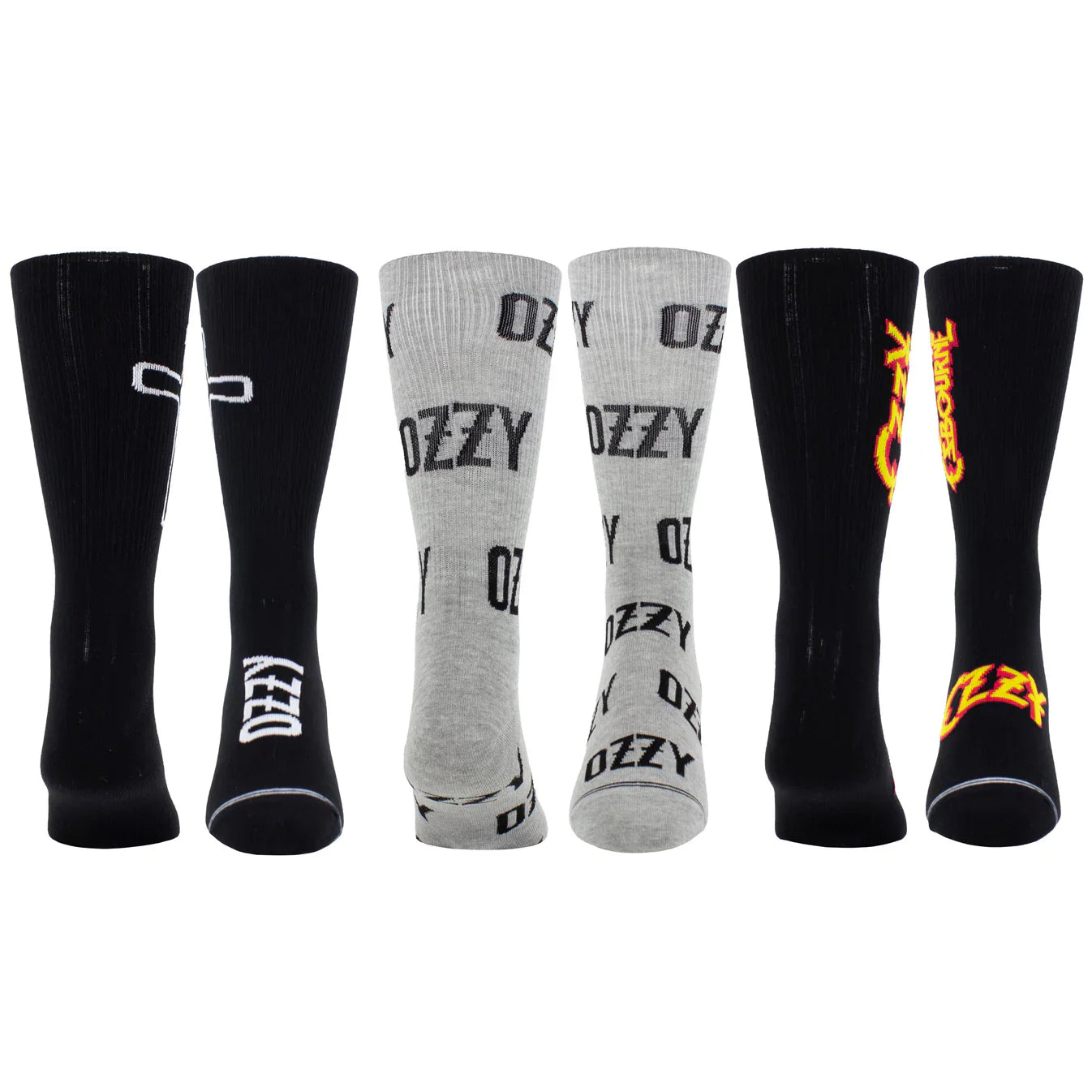 OZZY '3 PACK GIFT BOX' CREW SOCKS