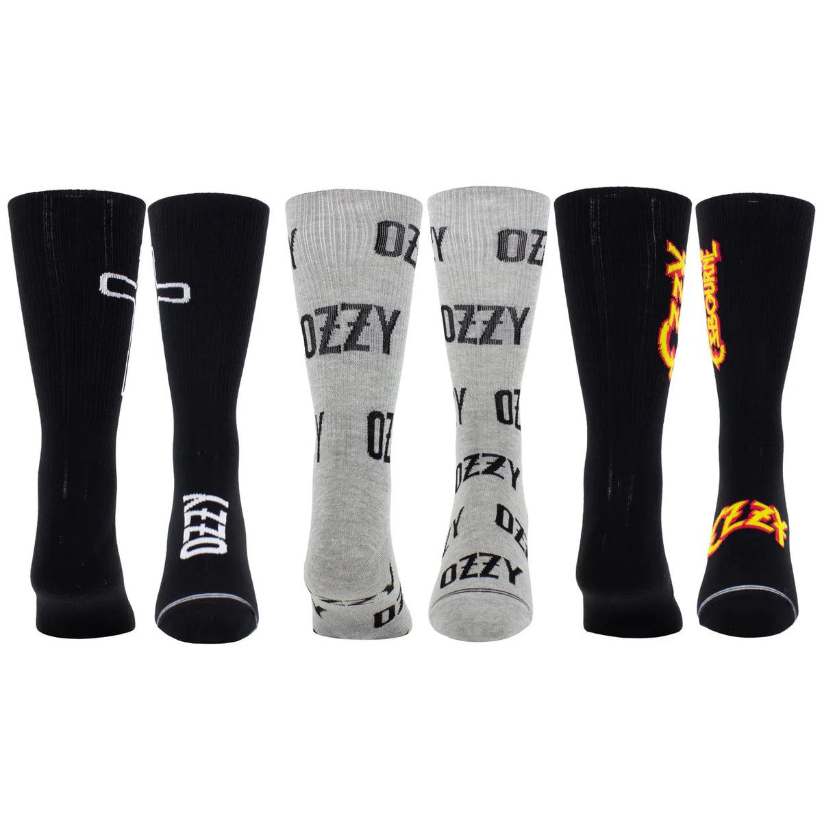 OZZY '3 PACK GIFT BOX' CREW SOCKS