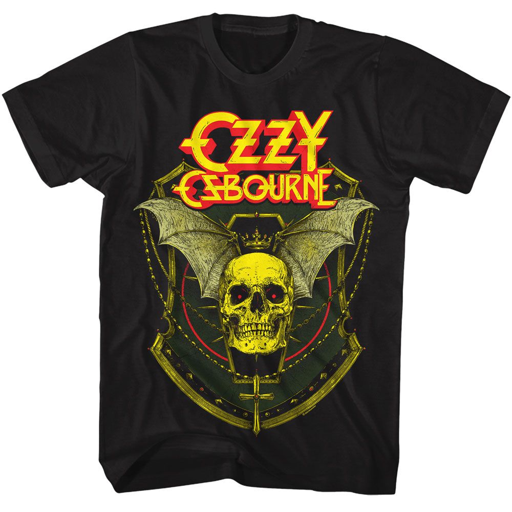 OZZY OSBOURNE - OZZY CROWNED SKULL WINGED SHIRT