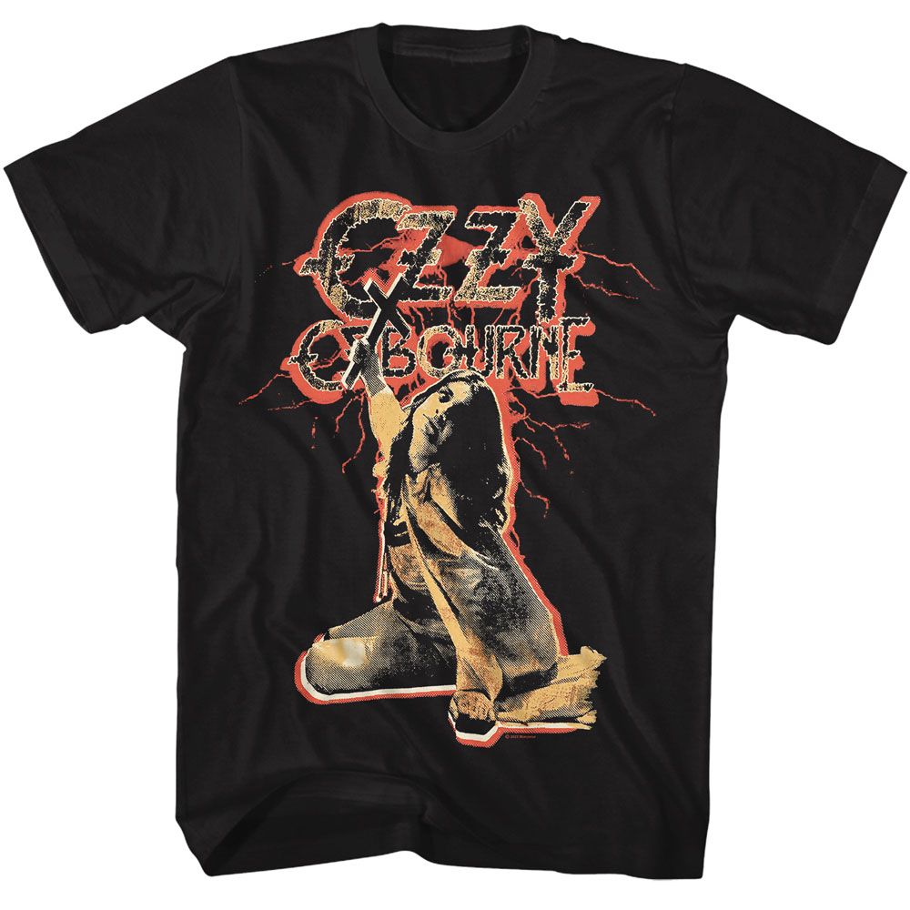 OZZY OSBOURNE - OZZY RED LIGHTNING SHIRT