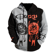 OZZY "90'S DEVIL DOODLE" LIMITED EDITION EXCLUSIVE CUT & SEW HOODIE