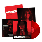 OBSESSION ORIGINAL MOTION PICTURE SOUNDTRACK LP - 'OBSESSION' PEARLESCENT RED