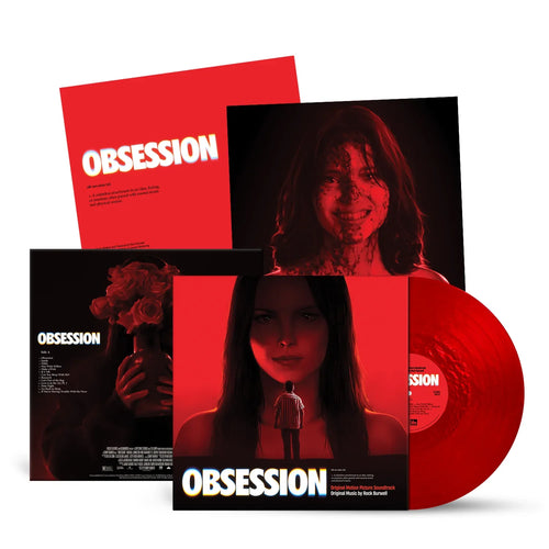 OBSESSION ORIGINAL MOTION PICTURE SOUNDTRACK LP - 'OBSESSION' PEARLESCENT RED