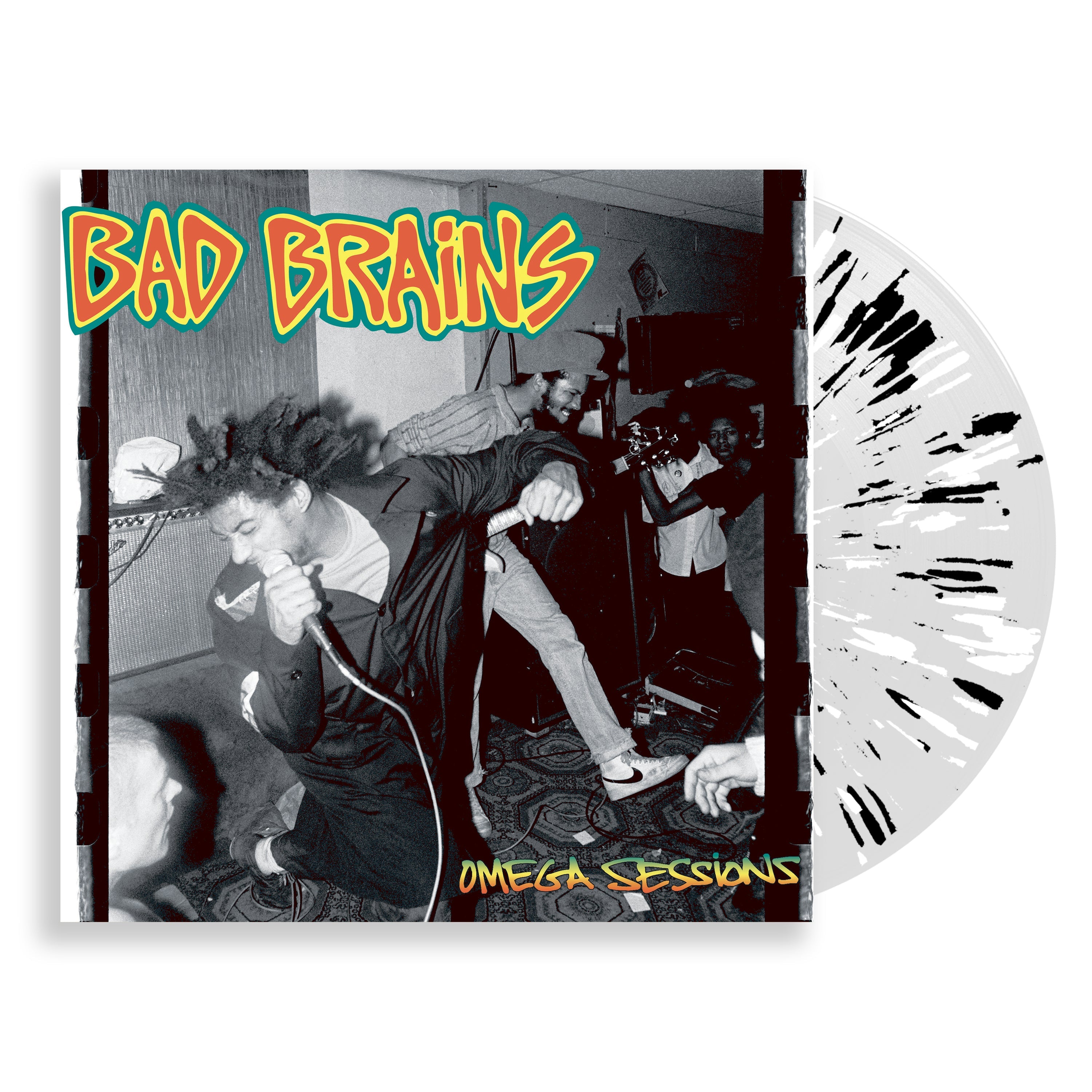 BAD BRAINS ‘THE OMEGA SESSIONS’ EP - LTD. 300 - CLEAR/BLACK/WHITE