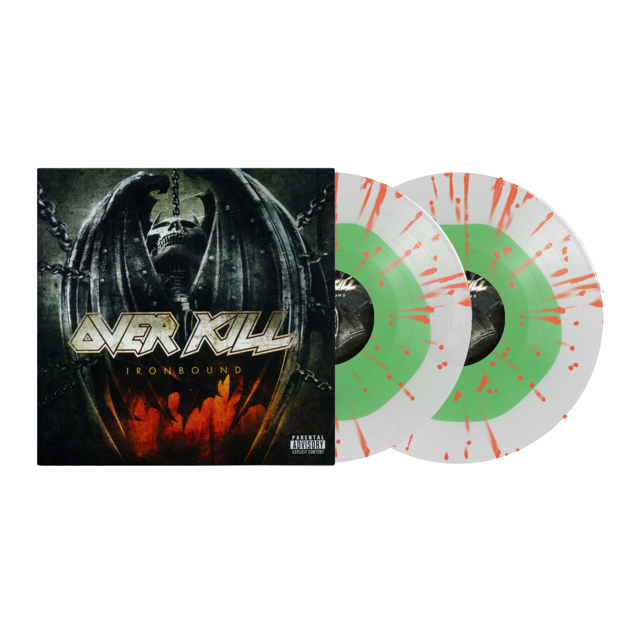 OVERKILL 'IRONBOUND COLOR' 2LP - COLOR