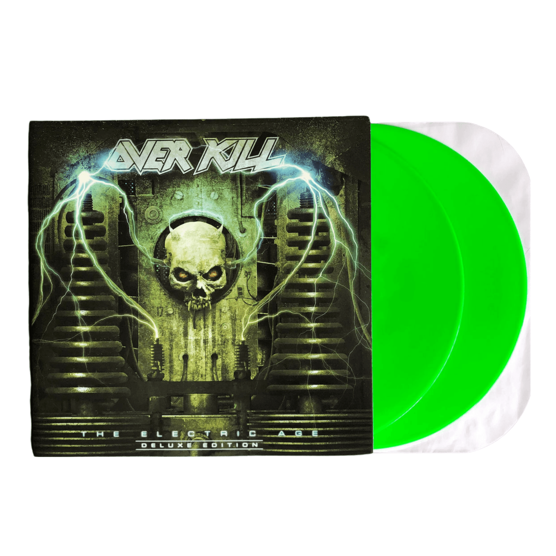 OVERKILL 'ELECTRIC AGE' 2LP - NEON GREEN